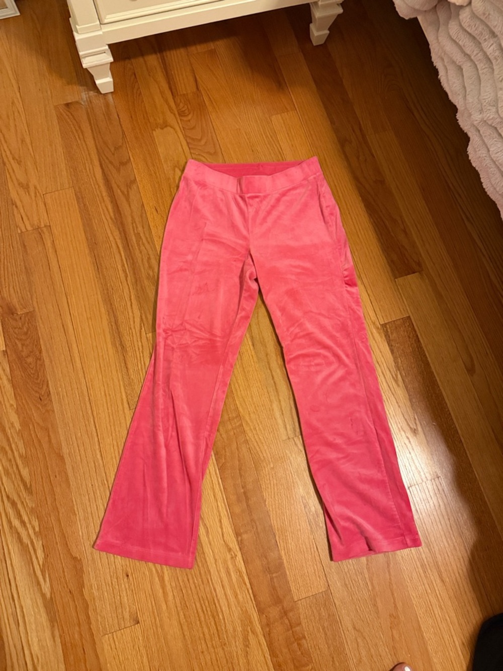Juicy Couture Pink Velour Track Pants